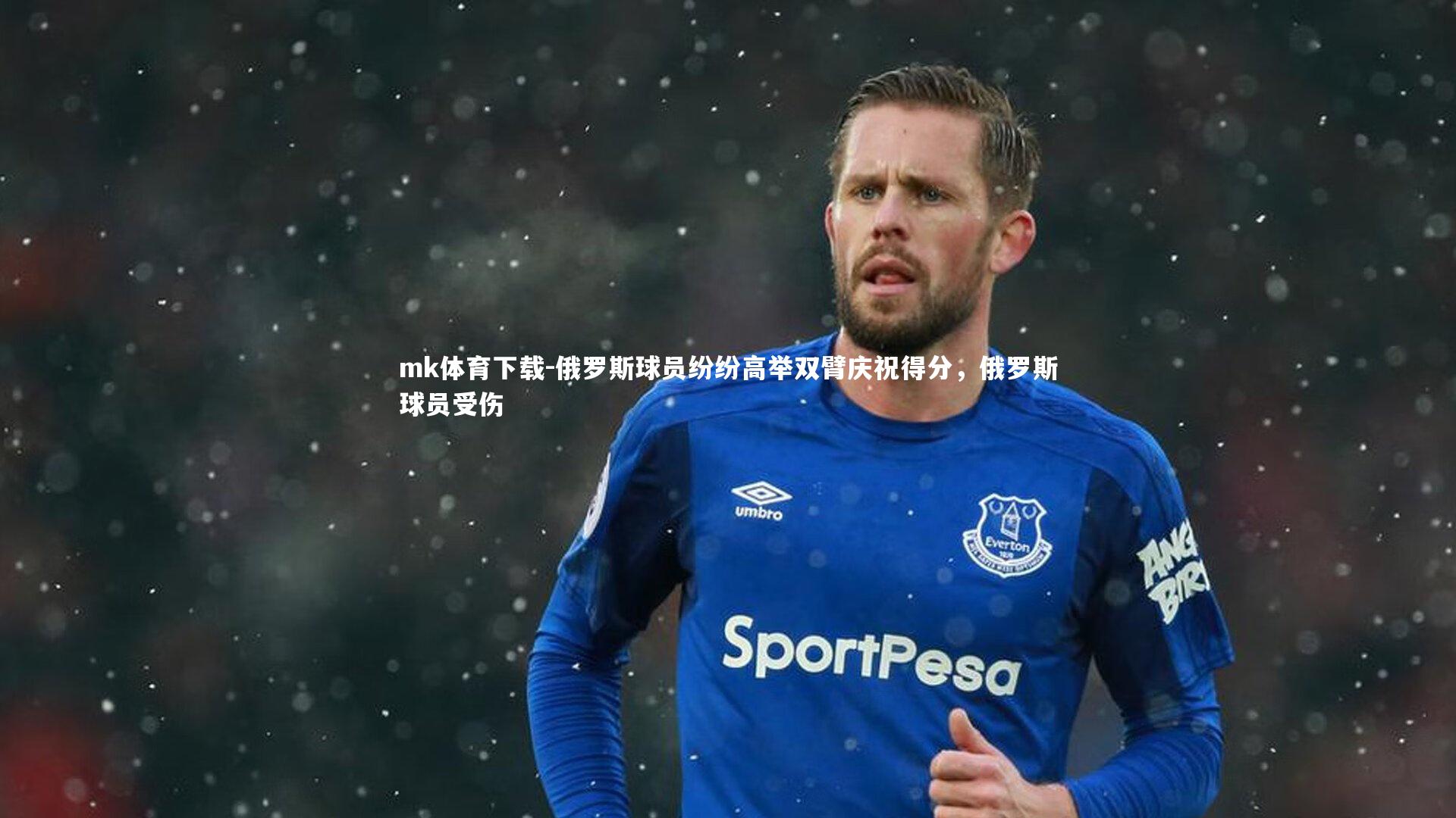 俄罗斯球员纷纷高举双臂庆祝得分，俄罗斯球员受伤